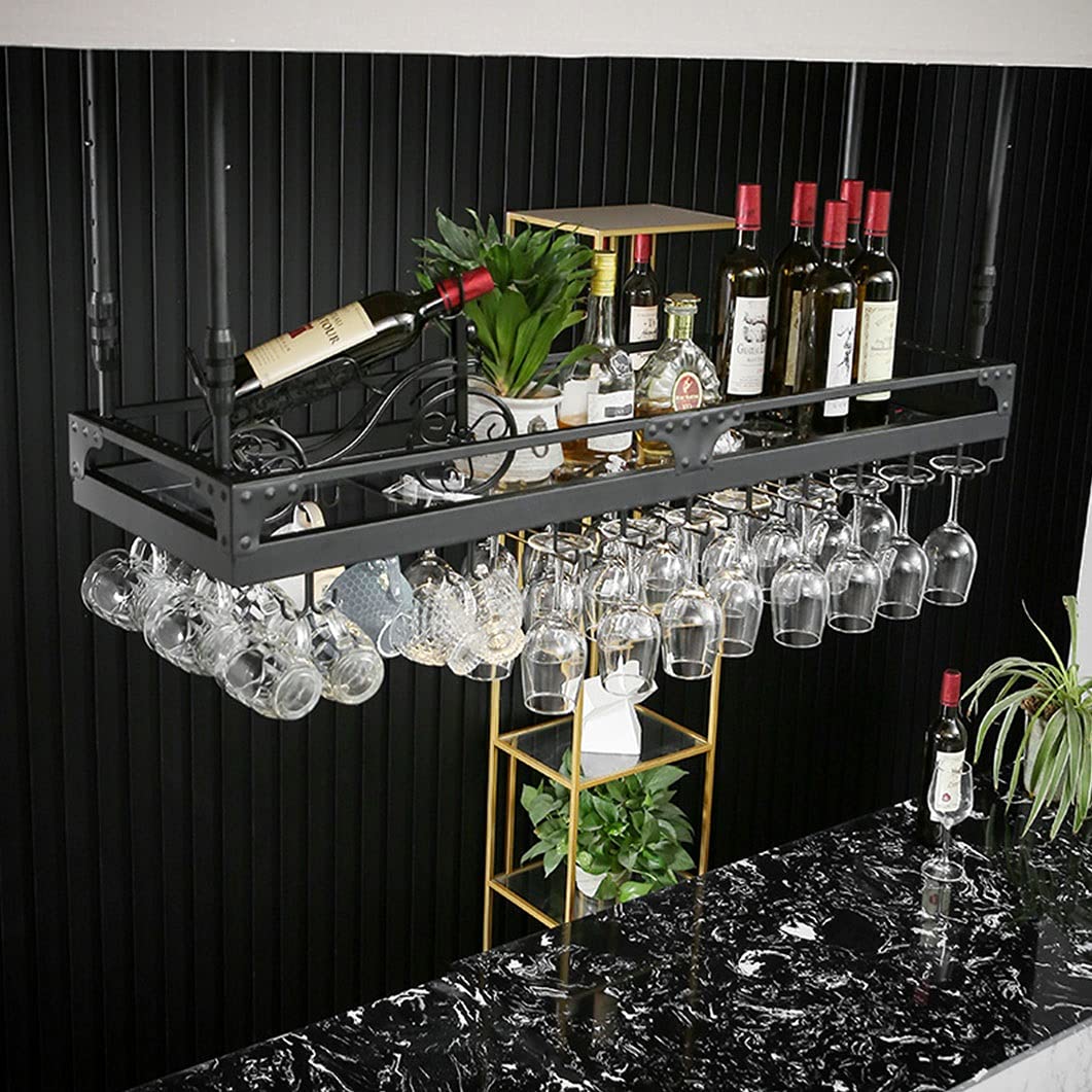 Amazon.co.jp: ワインラック天井ワインラック吊り下げワイングラス