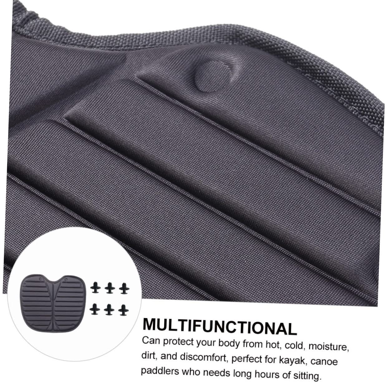 Kisangel 2stücke Kajaksitzkissen Sitzpolster Für Kajak Und Kanufahren Ergonomisches Design Tragbar Weich Bequem Und Rutschfest Für Outdoor-aktivitäten Inklusive Kunststoffschrauben