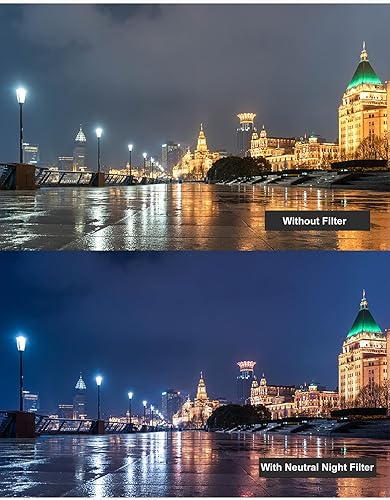 Miniatura 7 de Kase Wolverine - Filtro magnético neutro para reducción de contaminación de luz nocturna de 3.740in con anillo adaptador de lente para cielo