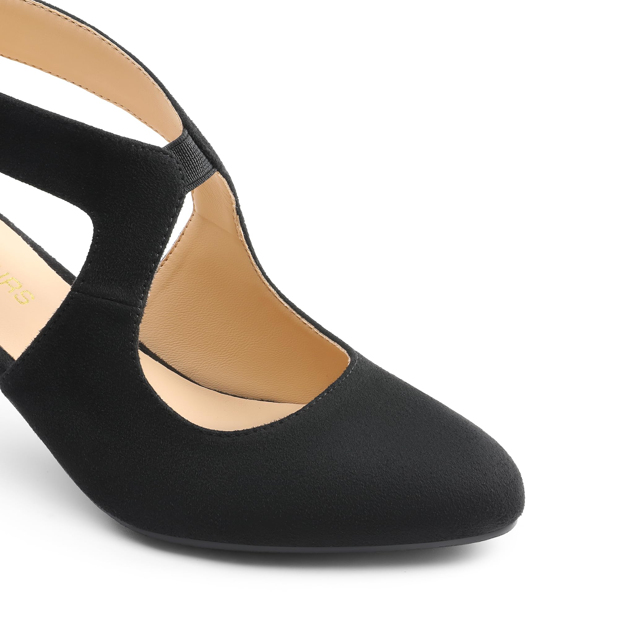 DREAM PAIRS Escarpins Femme Bout Pointu Talon Kitten Chaussures Élégantes Talons Confortables Fermeture Éclair Arrière Antidérapant Soirée Bureau Mariage