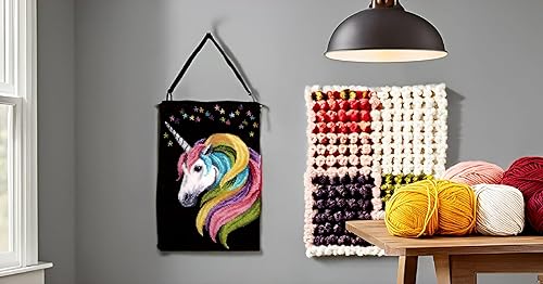 Miniatura 10 de YOOTOM Kit de alfombras con gancho de gato lindo, juego de alfombras con gancho de pestillo, tapete de ganchillo hecho a mano con hilo anudado,