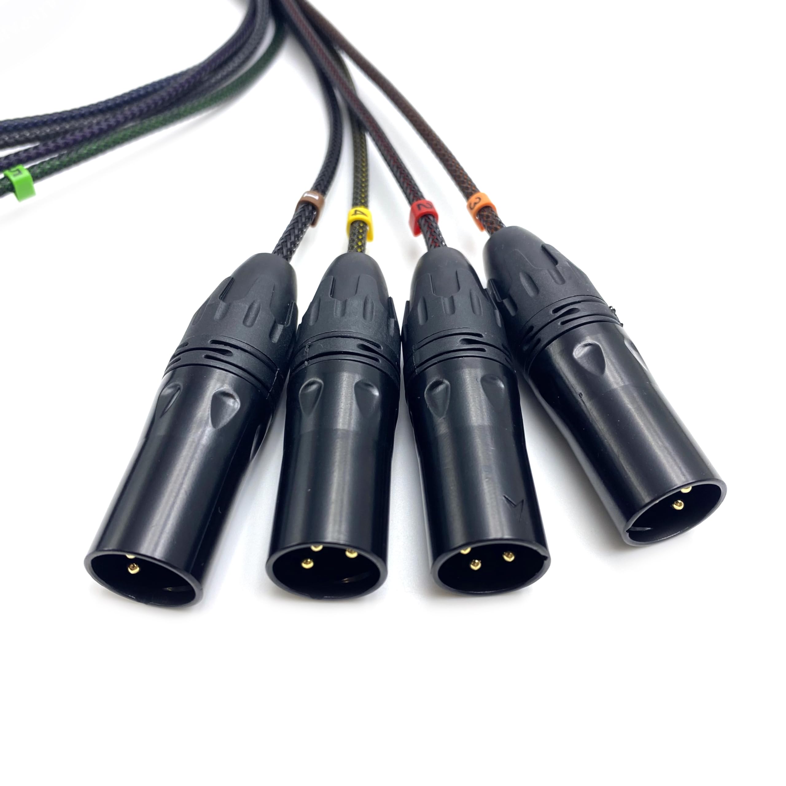 Cavo a serpente bilanciato da DB25 maschio a 8 canali XLR a 3 pin, 4 maschi e 4 femmina, da DB25 a XLR, cavo a serpente per interfaccia modulare, altamente schermato, audio analogico, cavo in