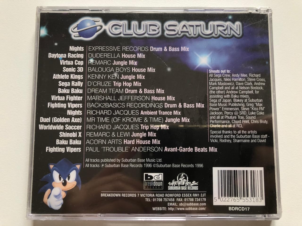 Sega Presents Club Saturn