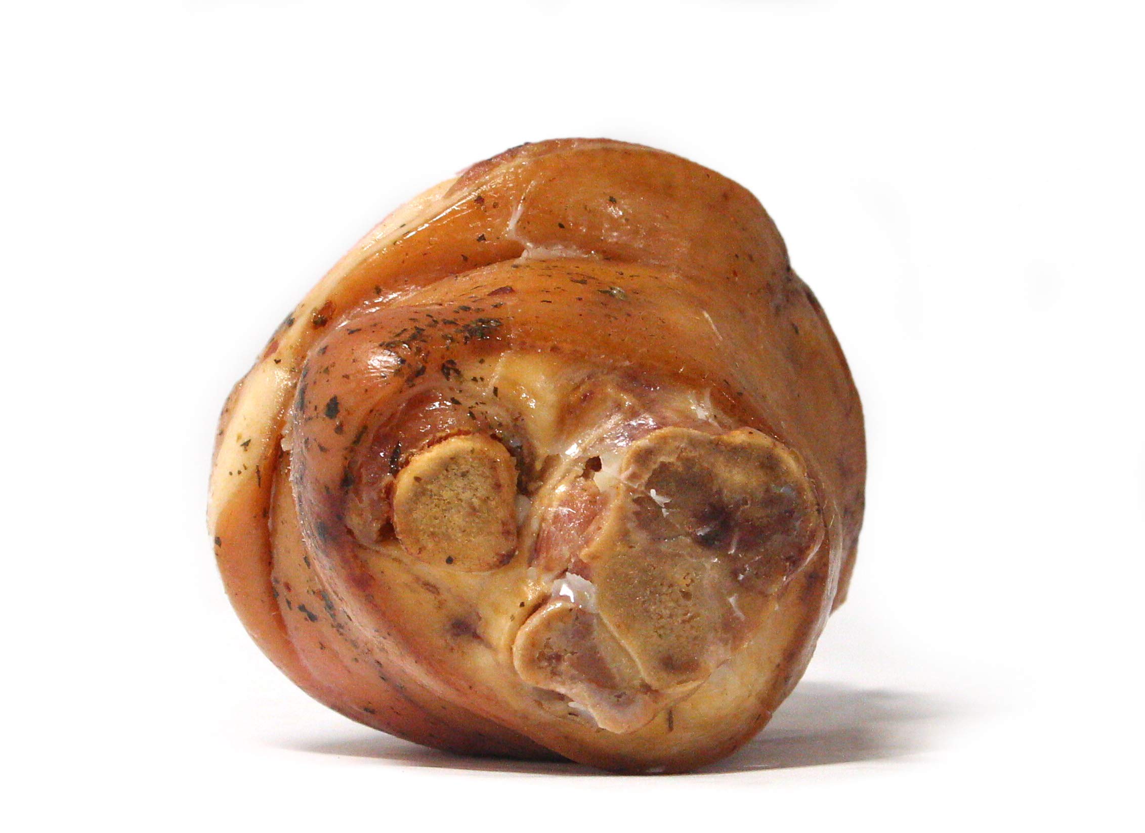GUSTOS - Stinco di Maiale Affumicato, 1,2 kg, da Carne di Maiale Selezionata, Speziata e Precotta, Prodotto Sottovuoto Artigianale Altoatesino