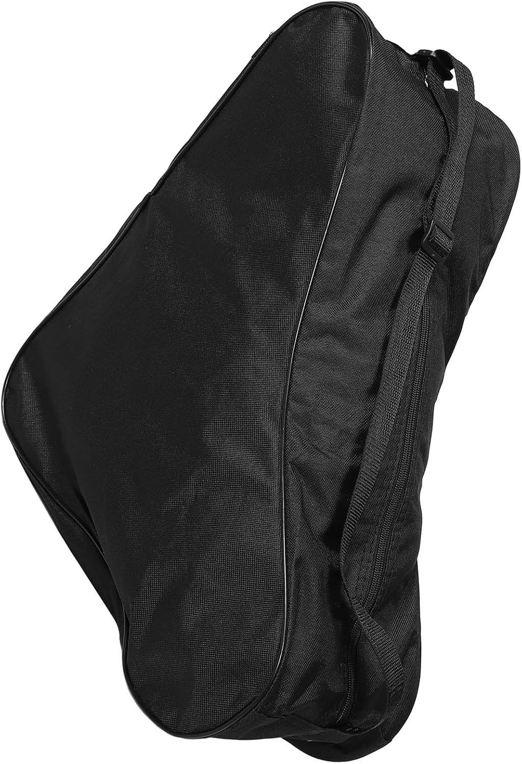 Roller Skates Bag Triple Layer Black Skate Shoes Holder Sturdy Storage Pouch with Shoulder Strap for Adult and Ice Skating Accessories