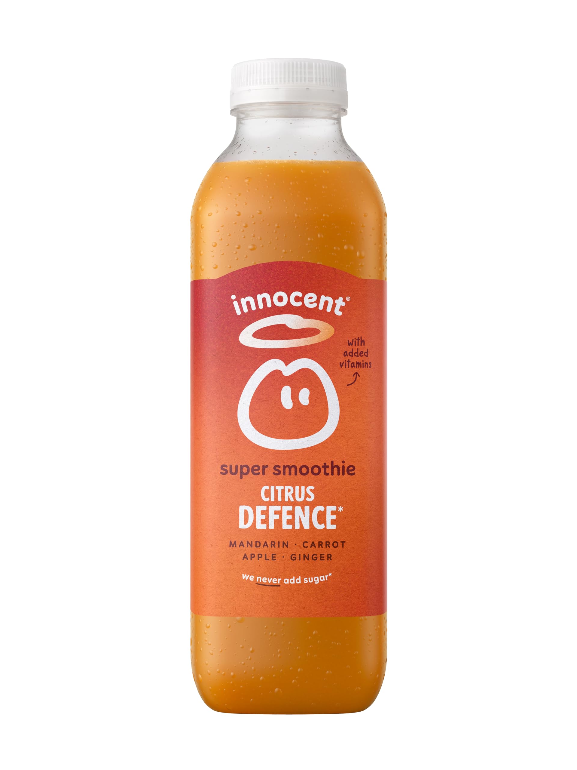 INNOCENTSuper Smoothie Citrus Defence, Mandarin & Carrot with Vitamins 750mlRainforest AllianceRainforest AllianceRainforest AllianceRainforest Alliance