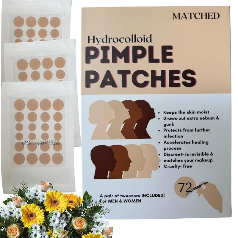 Adesivos hidrocoloides para uso localizado Generic MATCHED MIAMI, 3 tamanhos, pacote com 72 unidades