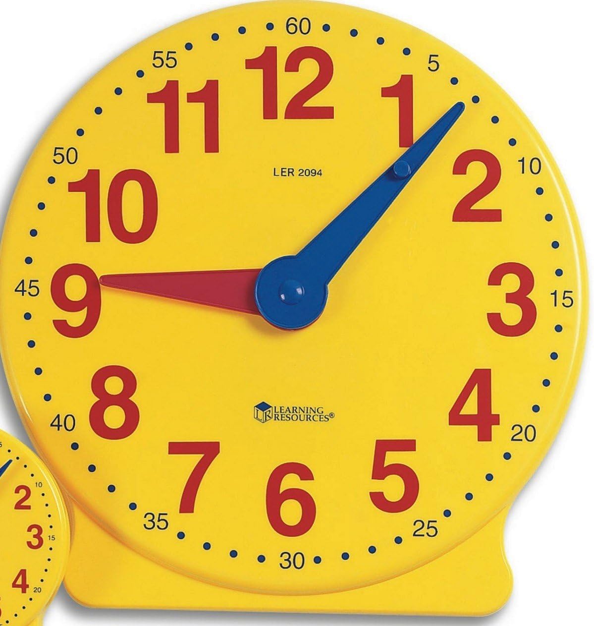 LEARNING RESOURCES BIG TIME CLOCK DEMONSTRATION 12 HR (Set