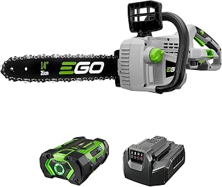EGO POWER+ CS1401 14-Inch Cordless Battery Chainsaw with 56V 2.5Ah Battery & Charger - 30CC Gas Equivalent