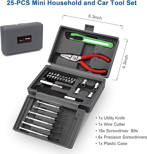 Miniatura 13 de Kit de emergencia en carretera para automóvil con cables de puente, kits de asistencia lateral de seguridad para vehículos, kit de automóvil