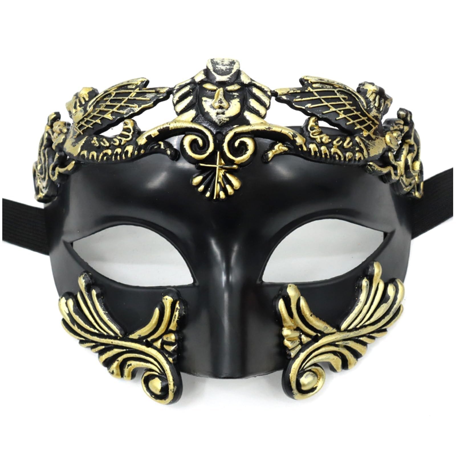 MZinge Masquerade Mask for Men, Roman Greek Mask
