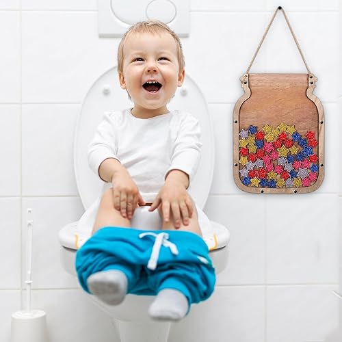 Miniatura 4 de Treela Tarro de recompensa de 13 x 10 pulgadas para niños, tablero de anuncios, juego de tablas de recompensas para niños pequeños, recompensa de