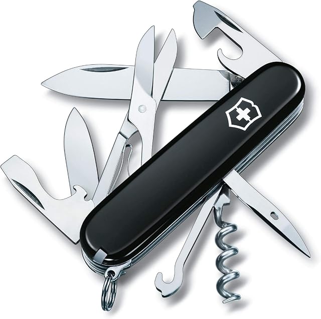 Victorinox Taschenmesser Climber (14 Funktionen, grosse Klinge, Kapselheber, Korkenzieher, Schere, Schraubendreher)