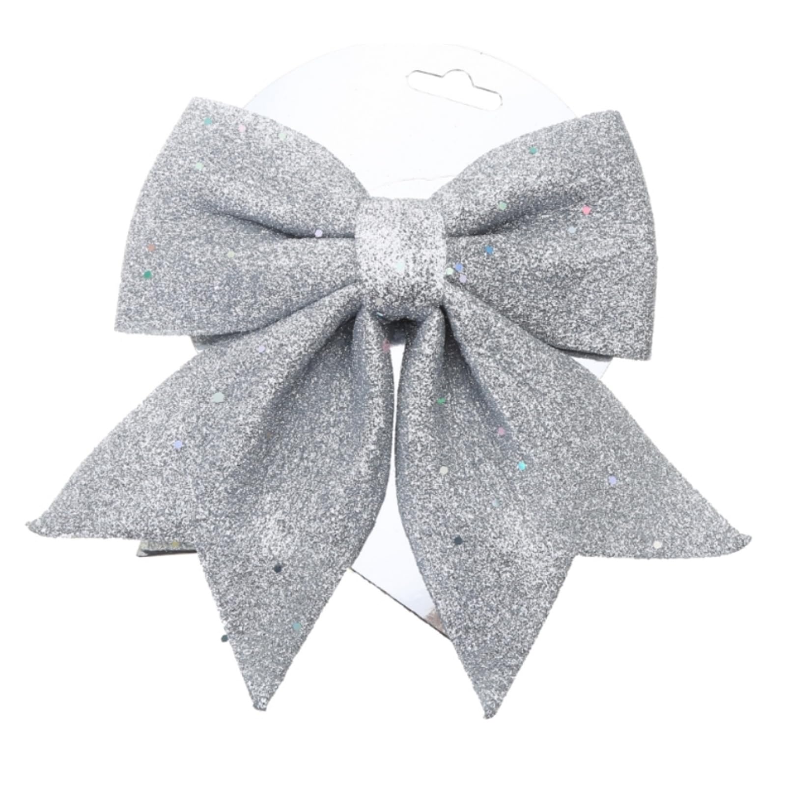Jazuaiao Glitter Christmas Bow Decor Korean Fashion Christmas Tree Wreath Decorative Accessories Festival Atmosphere Glitter Bow Decor Korean Fashion Tree Wreath Decorative Accessories