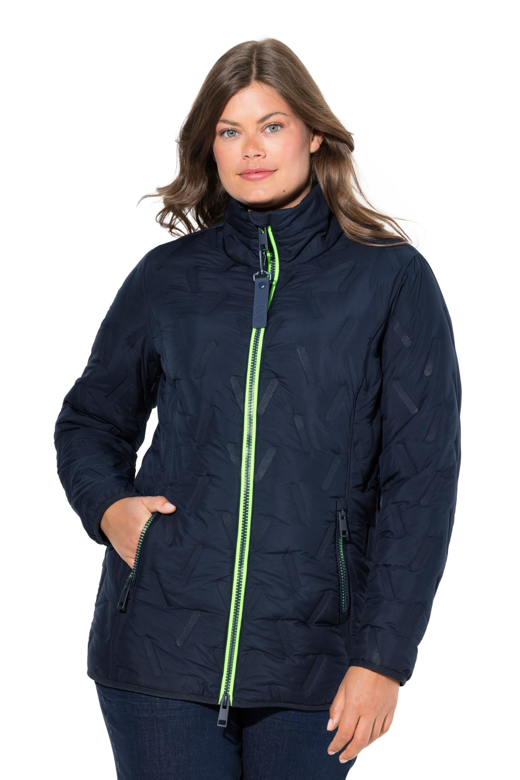 Laurasøn Sandwich-Steppjacke, Stehkragen, Zipper 841334