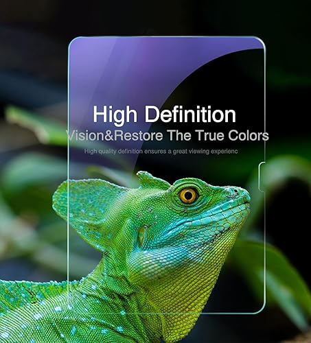 Miniatura 4 de Protector de pantalla anti luz azul para Apple iPad 10.9 pulgadas 2022 generación (A2757), protector de vidrio templado 9H para iPad 10.9 10