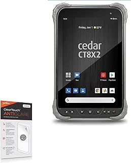 BoxWave Screen Protector Compatible With Juniper Systems Cedar CT8X2 - ClearTouch Anti-Glare (2-Pack), Anti-Fingerprint Matte Film Skin
