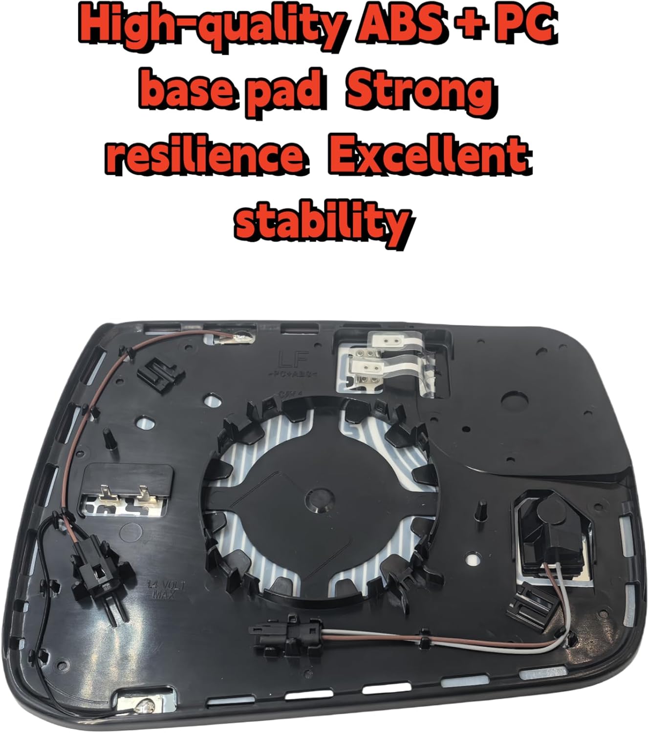 Driver side Mirror Glass Replacemnet For Dodge Ram 1500 2500 3500 (2019-2025),Heated, Blind spot,Autodimming,W/Backing Plate (LH),Compatible With OE:68402095AA.