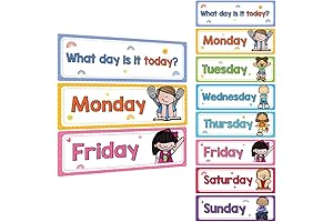 Lachilly 8 Pcs Days of the Week Flashcards: The Perfect Visual Learning Tool for Kids