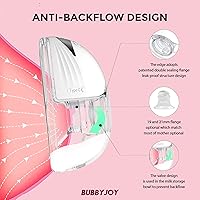 Vista 4 de Extractor de leche portátil MY-375 mejorado, bomba de lactancia manos libres, ultra silencioso, 4 modos y 12 niveles, a prueba de fugas, succión