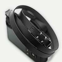 Vista 6 de Evergreen Correa delgada de piel auténtica para cámara