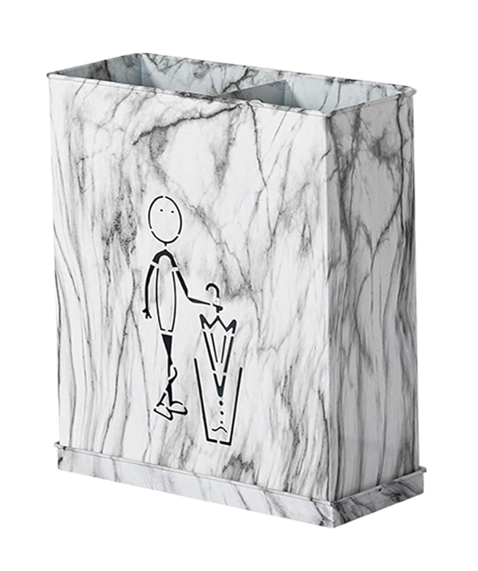 Porte-parapluie design et seau de rangement pour couloir et entrée