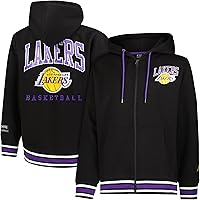 Vista 14 de Ultra Game Chaqueta con capucha oficial de la NBA Super Soft MVP con cremallera completa para hombre