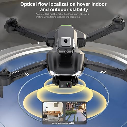 Miniatura 4 de GoolRC Dron V28 con cámara para adultos 8K, 5G WiFi plegable FPV, cuadricóptero RC con evitación de obstáculos de 360, retorno automático, vuelo de