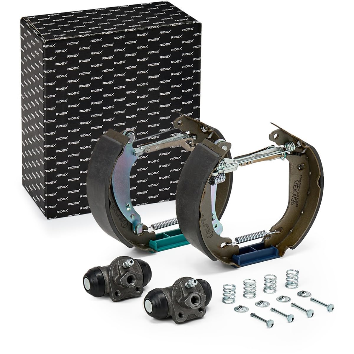 RIDEX 3859B0293 Kit de freins à tambour Arrière Compatible avec RENAULT Clio 2 3/5 portes BB, CB, BB0/1/2, CB0/1/2