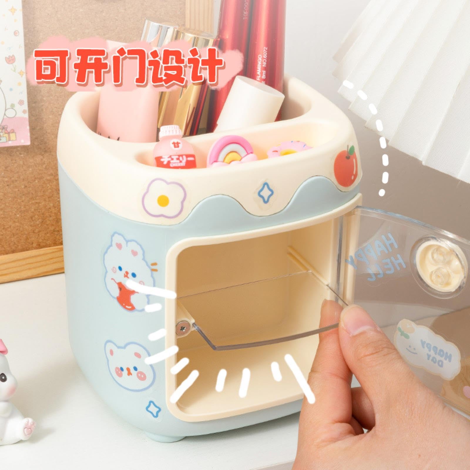 Porte-Crayons Cochon Mignon Organiseur Bureau - Joyxiwa