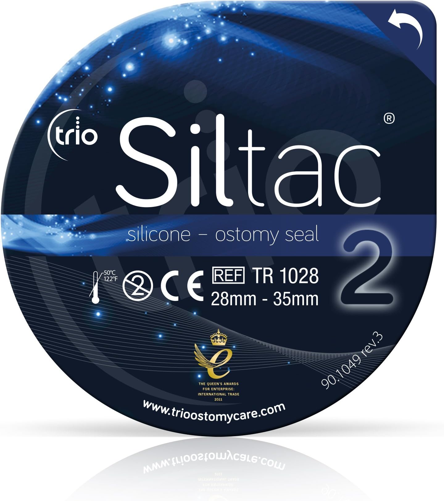 Trio Siltac 2 ostomy Seal (28-35mm)- TR1028- (Box of 10)