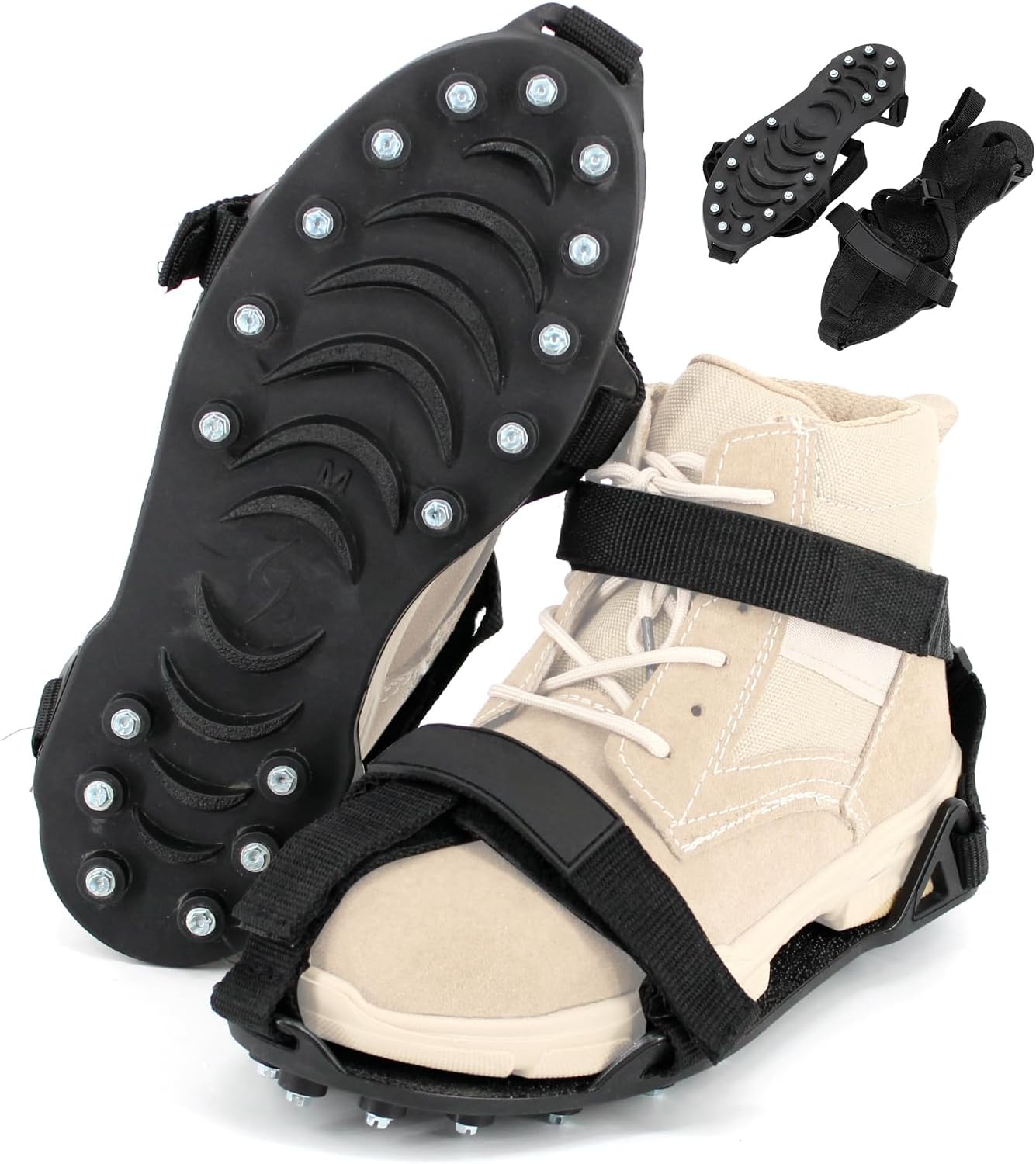 Xproutdoor Ice Cleats, Ice Shoes Grippers, Ice Snow