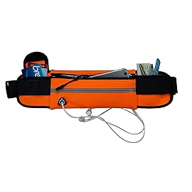 Dimok Running Belt Waist Pack - Water Resistant Runners Belt Fanny Pack for Hiking Fitness - Adjustable Running Pouch for Phones iPhone Android
