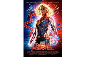 CAPTAIN MARVEL 2 Sided ORIGINAL INTL FINAL 27x40 BRIE LARSON Movie Poster