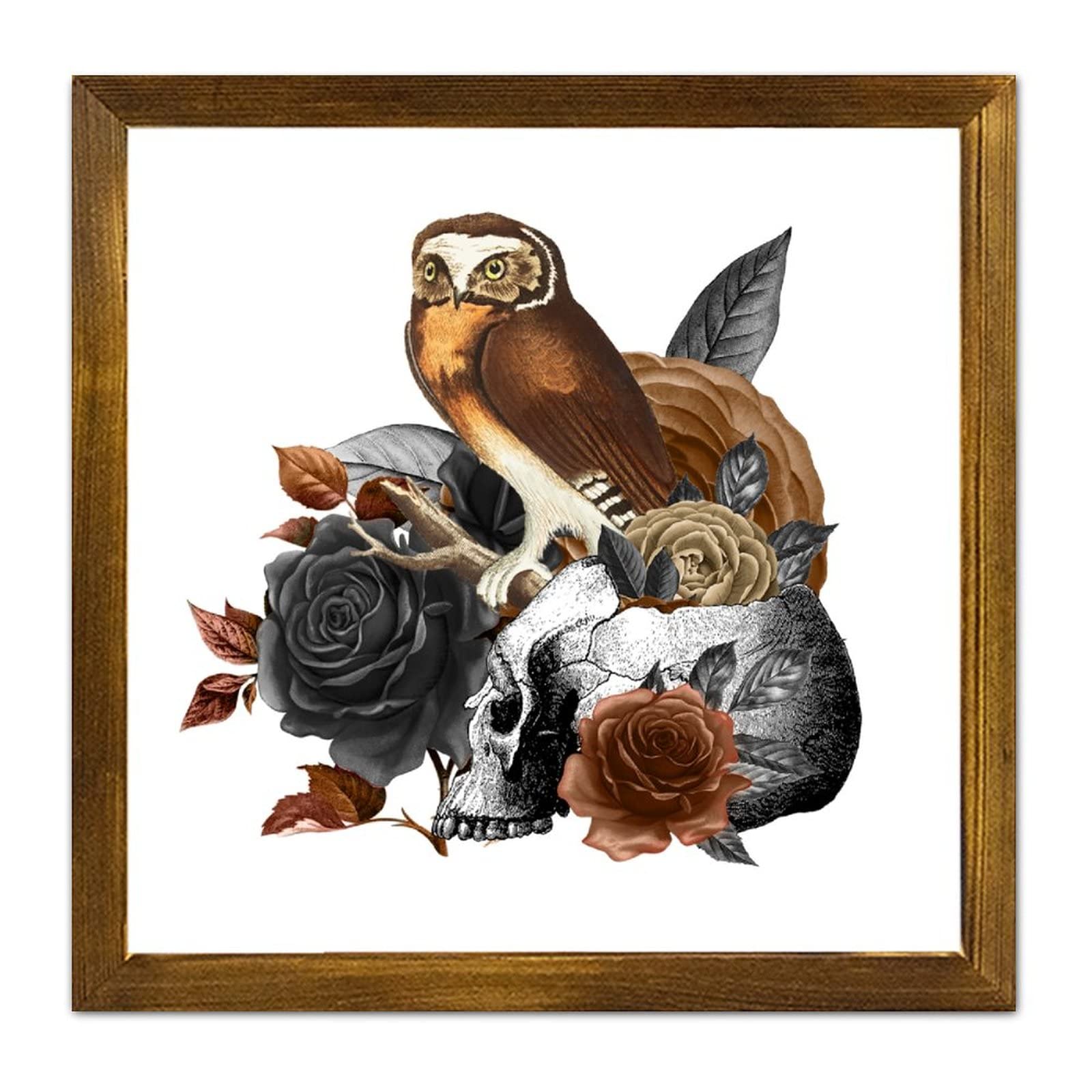 Panneau en bois hibou 30,5 cm pour rompre la monotonie murale