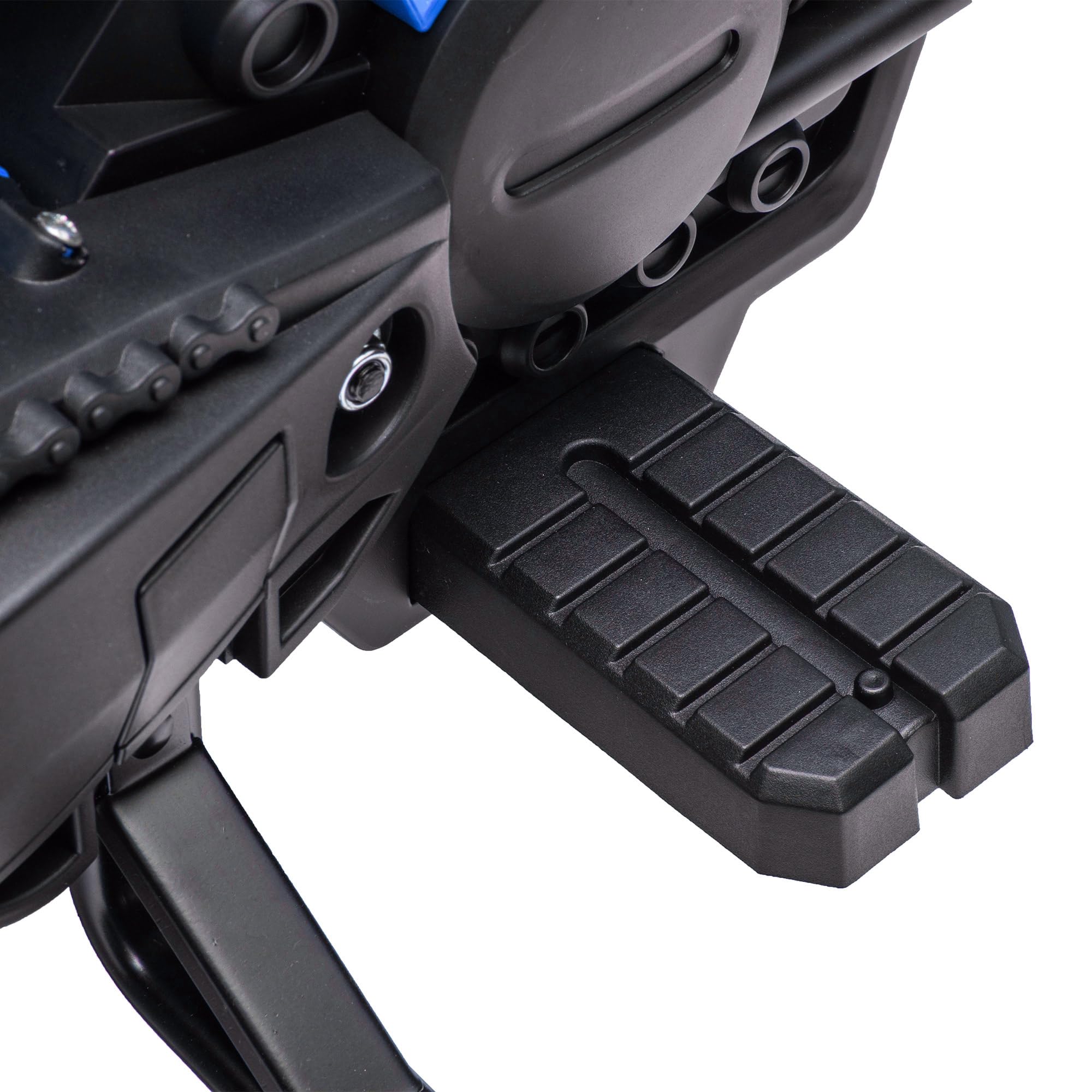 AIYAPLAY Moto Elettrica per Bambini 3-8 Anni con 12V Doppi Motori Blu