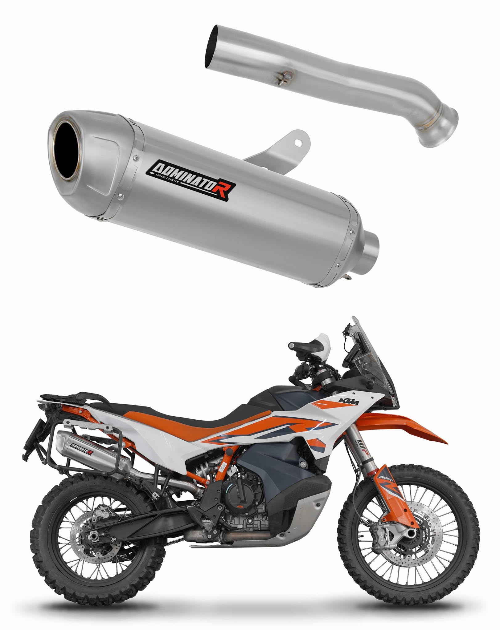 DOMINATOR Silenciador Escape S6 compatible con 890 Adventure/R 2021-2025