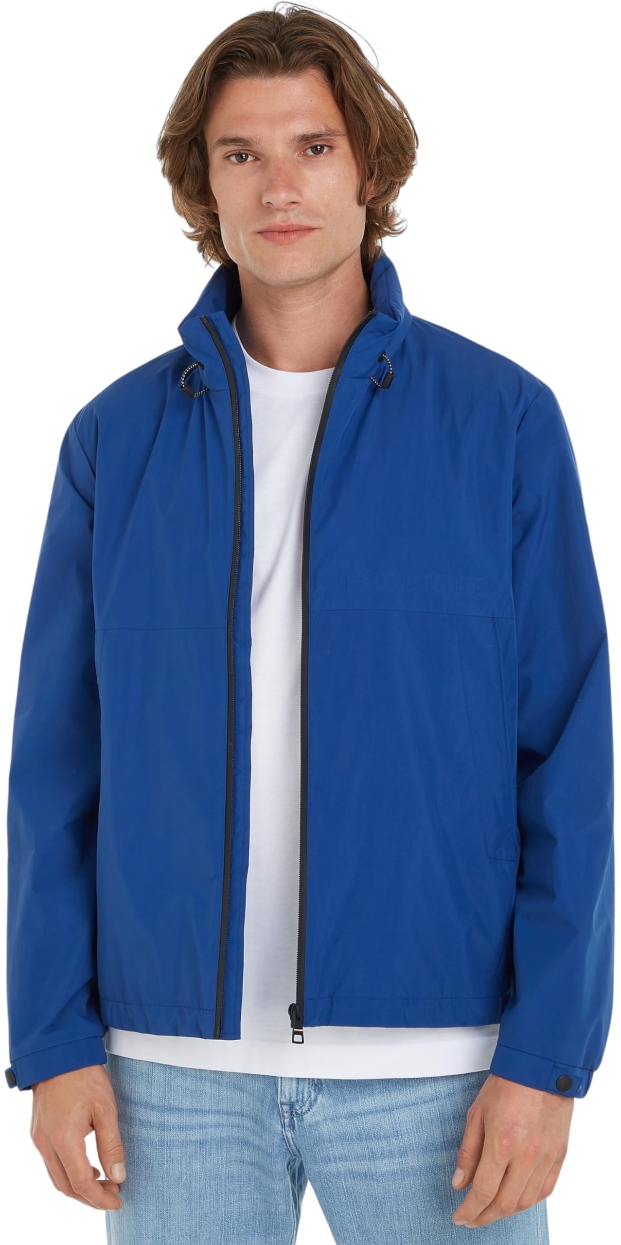 Tommy Hilfiger Men Jacket Portland for Transition Weather, Blue (Anchor Blue), XS