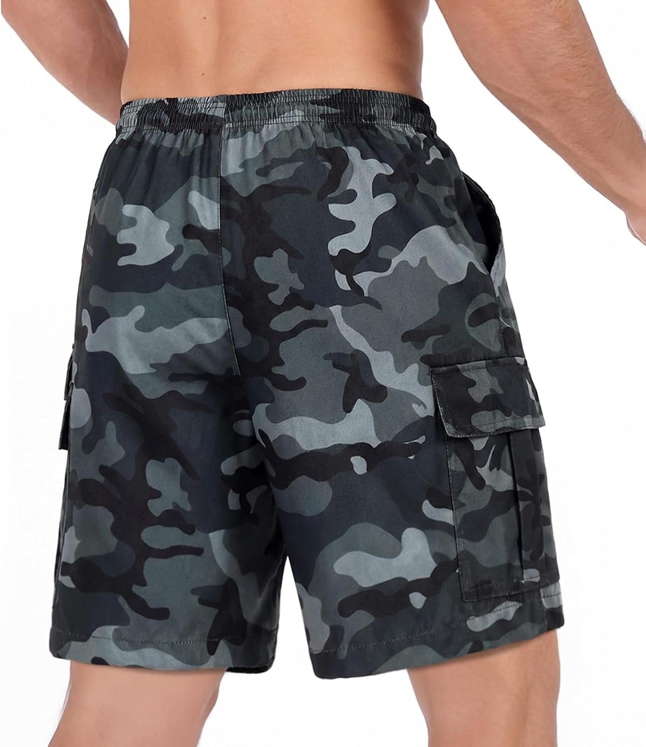 Men's Camo Cargo Shorts 2 Pack, Mens Shorts, Shorts Men Casual Cotton Cargo Shorts with Multiple Pockets