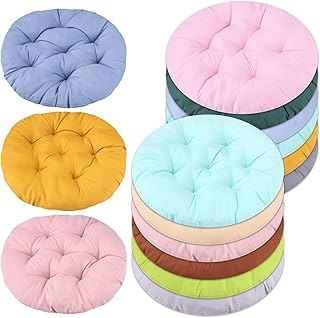 12 Pcs 16 Inch Round Floor Pillows Seating for Kids Adults Colorful Flexible Seating Pillows Chair Floor Cushions Reading Cushions for Classroom Home School Playing Yoga Meditation, 12 Colors