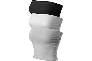 "Sensational 3-Pack Long Tube Tops: Feel The Comfort"
