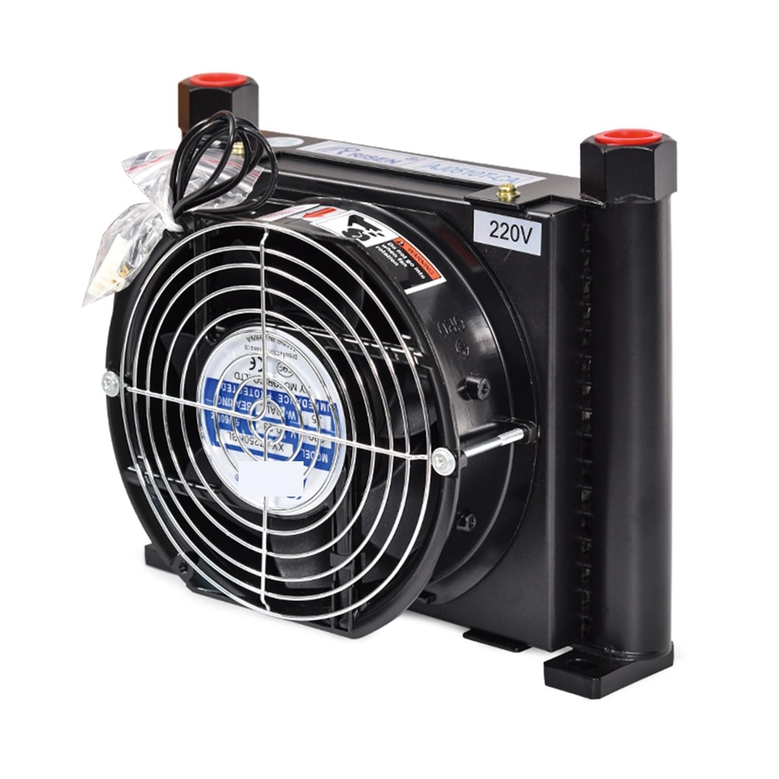 Radiador intercambiador de calor AJ0510T-CA 10 l/min, enfriador aceite hidráulico, disipación alta eficiencia energética Reducción rápida de temperatura(AC220V)