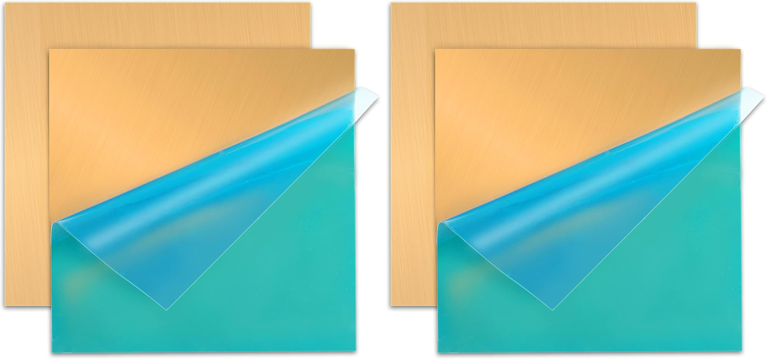 Brass Sheet Metal - 6" x 6" (18 Gauge) -7