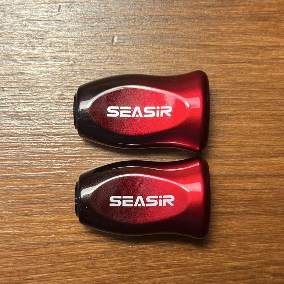 Amazon.co.jp: ダイワ用 リール ハンドルノブ レッド 2個セット SEASIR
