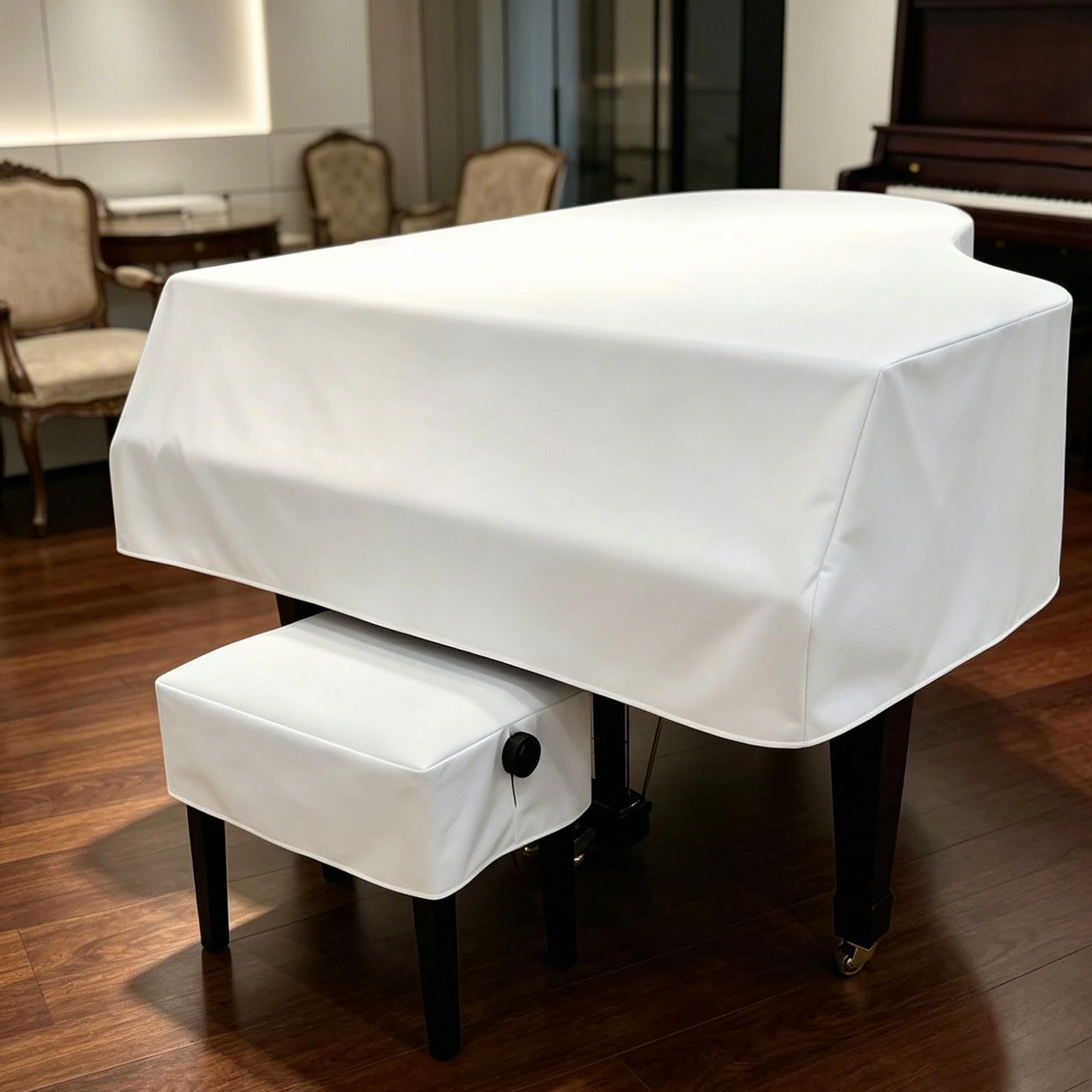 Copertura Decorativa per Pianoforte,Copertina Completa per Pianoforte,Copertura Protettiva per Pianoforte a Coda,Copertura per Pianoforte Verticale,per Pianoforte Verticale