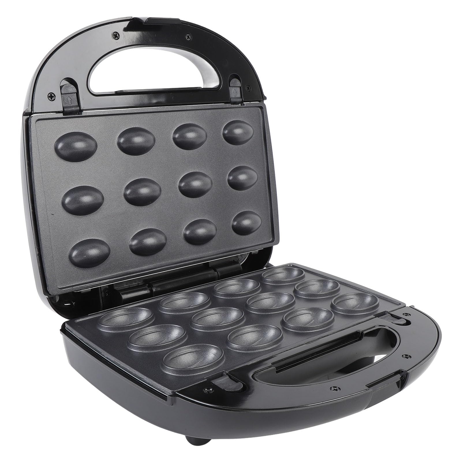 Annadue Macchina 6 in 1, Piastre Antiaderenti Rimovibili, Macchina Elettrica Multifunzione per la Colazione per Ciambelle, Panini con Bistecca Fritta, per Pane con Biscotti Alle Noci (Spina europea