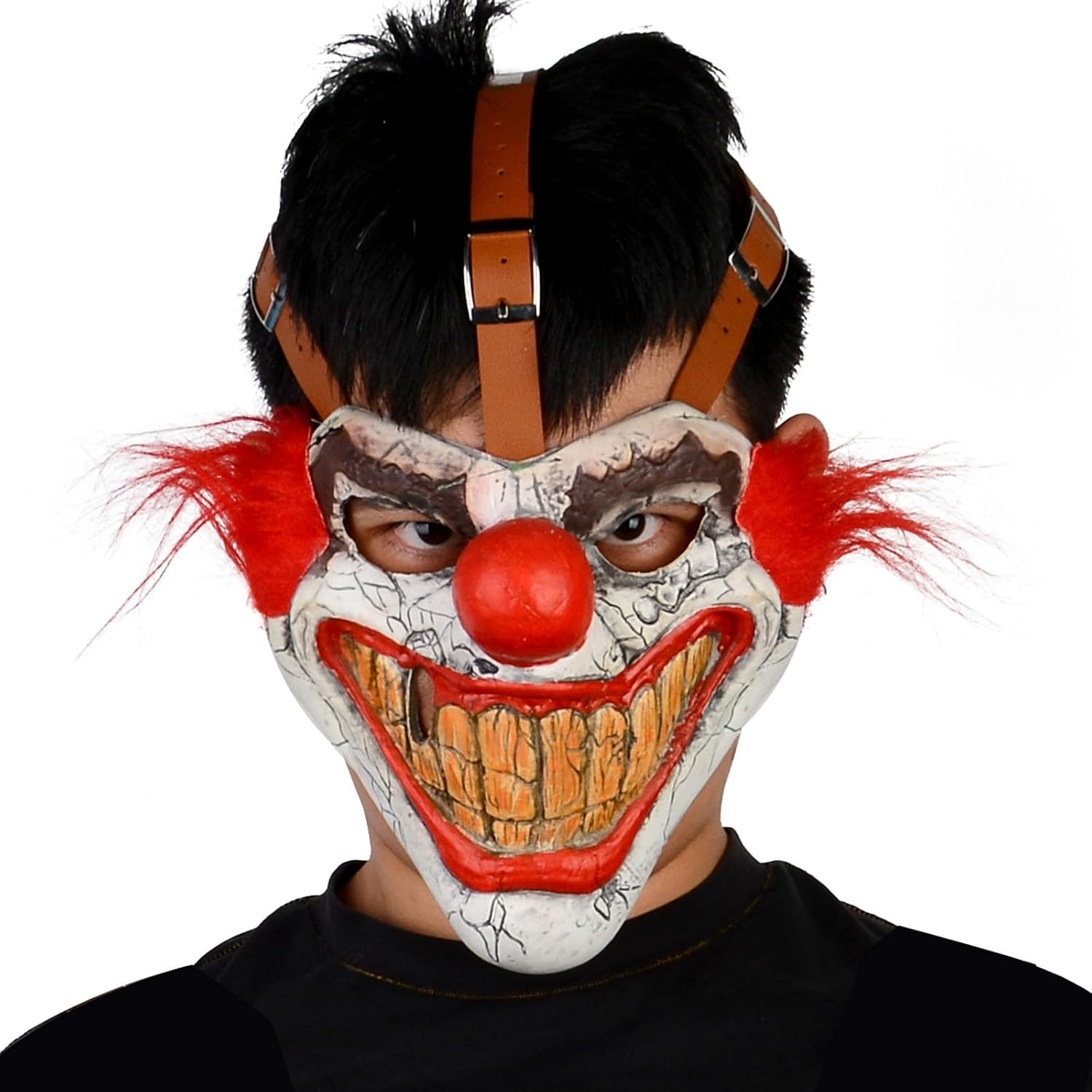Halloween Clown Mask Scary Sweet Clown Mask for Adults,Creepy Horror Twisted Costume Mask