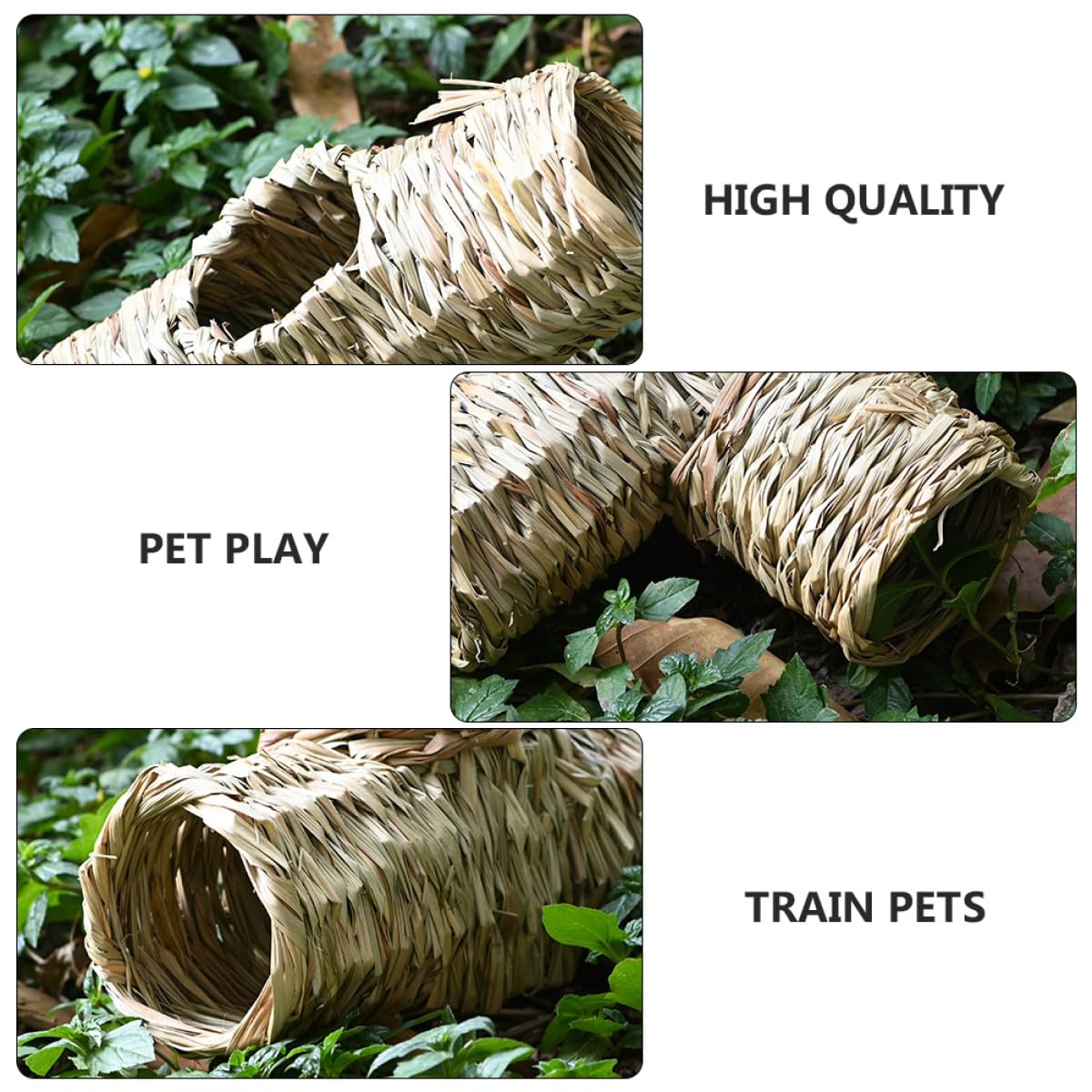 Casa para Hámster de Plástico Túnel de Ejercicio y Juguete de Entretenimiento para Pequeños Roedores y Mascotas Pequeñas