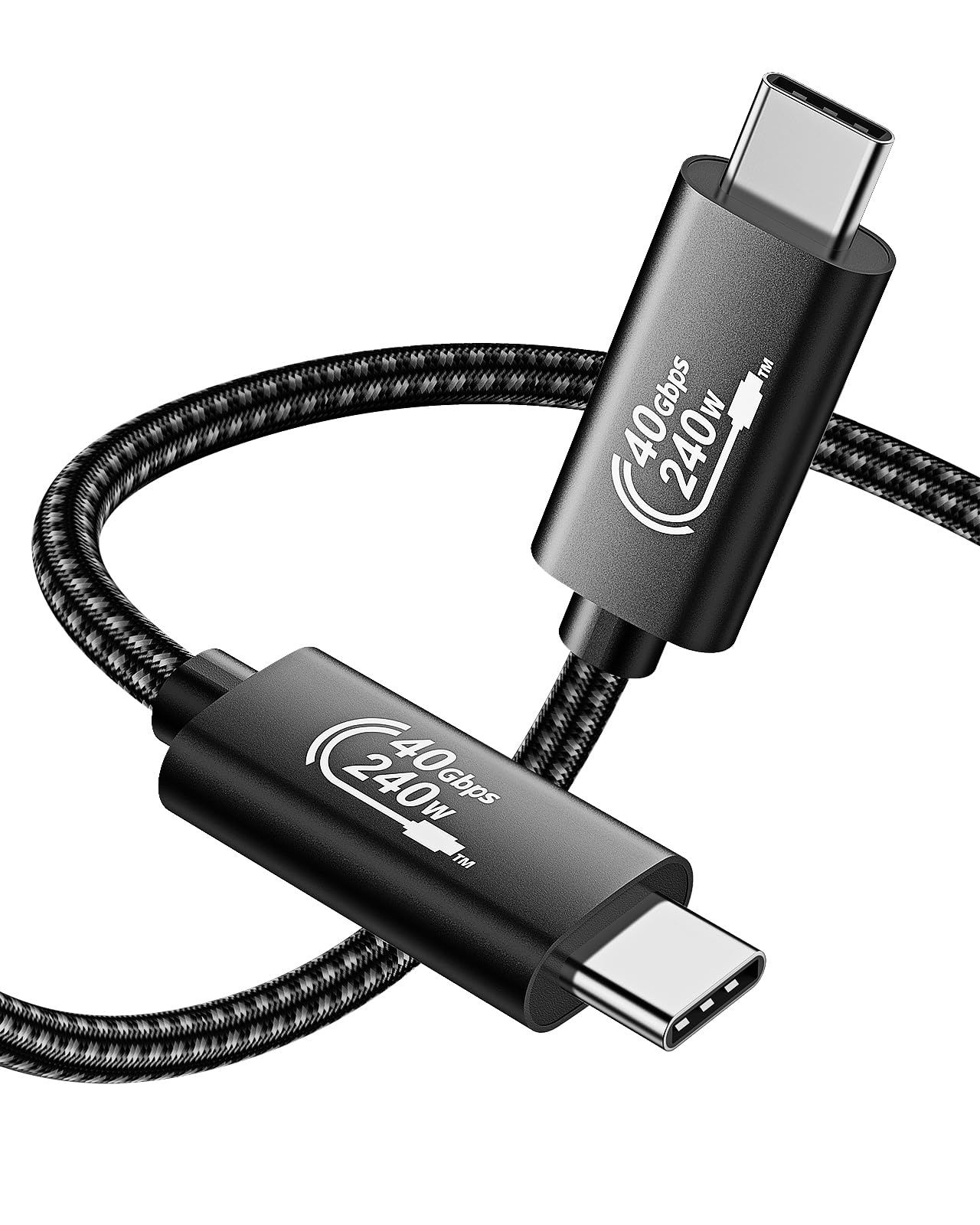 eversame40Gbps Data Transfer, Compatible Thunderbolt 4/3, MacBook, Laptop, XPS, Hub, eGPU, Docking, GaN Charger and More-3FT