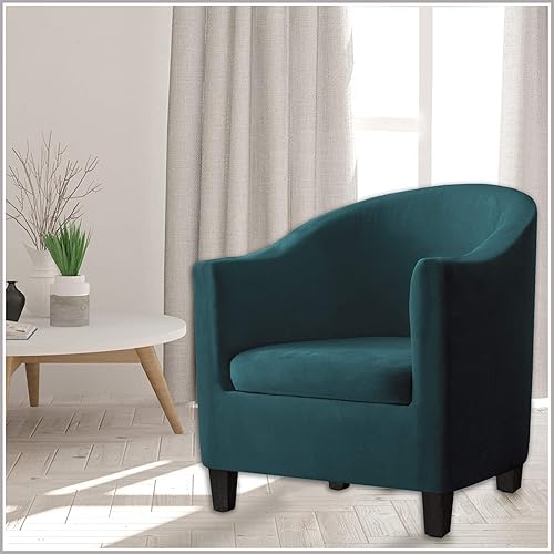 Miniatura 5 de Fundas de terciopelo para sillones, fundas de elastano para sillones, fundas elásticas para sillas de bañera, fundas protectoras para muebles, funda